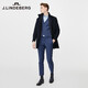 
J. Lindeberg Shopping Mall same spring and summer wool blend long casual wool jacket for men 5193WT504 PAF dark black blue S
