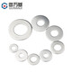 Guwanji iron galvanized flat washer, thickened metal washer, Washer, round screw washer, ultra-thin flat washer, M10*20*2, 50 pieces