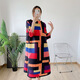 Xaea Miyake Ichisaki Modekleid Frauen Frühling 2022 Neue europäische und amerikanische Temperament Alter reduzierende Schlampenrock Khaki Farbe All Size