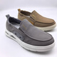 
Shachi men's shoes 2024 summer new lazy shoes men's casual shoes popcorn bottom breathable canvas shoes gray 3883 38