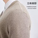 
Shirushi cardigan men's store same cardigan autumn and winter style merino wool knitted sweater warm jacket FS07 gray S