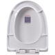Wave Whale (SSWW) Universal C1081 Toilettendeckel Old-Stil-Toilettenabdeckung im alten Stil und verlangsamen Sie die Toiletten-Toilettenscheibe 1047
