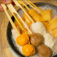 Haoshiwei Japanese Kanto Hotpot Ball Ingredients 10 kinds of skewers combinations 400g (including soup packages) Barbecue Malatang 400g ingredients packages/10 skewers
