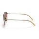 Gafas de sol de ray-ban kangmu gafas de sol polarizadas marco de metal de titanio irregular 0RB8064 9207 width de lente: 53 mm