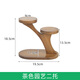 Kang Qianqiu desktop multi-layer small flower rack green ivy succulent flower pot plant balcony living room office desk mini flower pot rack bamboo wood tea gardening two-storey