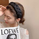 Xiangwan headband, high-ceiling sponge headband, women's going out temperament hairpin, women's braided headband, high-end hair accessories, birthday gift