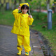 Midele children's raincoat overalls rain pants one-piece Anji play clothes dual-use waterproof body boys and girls kindergarten set 901 yellow overalls M
