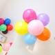 Smile Party Thickened 10-inch latex balloon candy color Graduation Valentine's Day Opening Anniversary Decorative Balloon Layout Random Color Mixed (10 pieces)