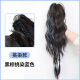 Enchanting cat high ponytail clip wig women long hair boxing braid headdress high-end hairpin 2025 hair clip waterfall half-tied waterfall boxing braid [brown and black highlight powder]
