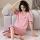 Modal Pure Cotton Pyjamas für Frauen im Sommer kurzärmeligte Hosenanzuganzug losen Frühling und Sommer können draußen Heimkleidung tragen. Kurzärärmelte geschnittene Hosen 679 L_Suggested 98-115jin [Jin ist gleich 0,5 kg]