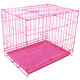 Dog cage small dog puppy cage Teddy dog cage with toilet indoor and outdoor large cat cage rabbit cage dog fence cage fine 61*40*50 (blue) cage + tray