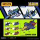 52TOYS BEASTDRIVE Infinite Beast Drive Series Figures Transformation Model Toys Assembled Gifts for Boys BD-02 High-Pressure Water Bomb
