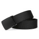 Scarecrow men's canvas belt outdoor sports belt automatic buckle young students nylon smooth buckle simple trousers belt