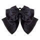 Zhuo Keke French style black satin oversized bow ribbon hairpin women's back head grabber hairpin hairpin hairpin hairpin hairpin hairpin black