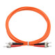 PHEENET FIBERSCHAFTS JUMPER Multimode Gigabit Dual Core LC-SC-FC-ST-Transceiver Pigtail 1/2/3/5 Meter Telekommunikations-Optikkabel ST-St-St-St-10 Meter