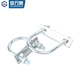 Guwanji galvanized carbon steel U-bolt screw with nut baffle set U-shaped tube tube clamp extended fixed buckle M6x60x110 5 sets