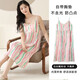 Modal nightgown for women in summer, summer suspender loose pajamas for women in summer, thin Korean style, fresh and can be worn outside student home clothes 01MC6627 L _[Suggest weight 100-120Jin [Jin equals 0.5 kg]]
