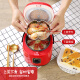 Zhengong small household appliances mini rice cooker for 1-2 people, old-fashioned household student dormitory cooking portable ordinary 1.2l non-stick pan red with steaming plate without tableware