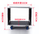 Amplifier chassis fireproof board audio cabinet mixer rack 16u aviation cabinet 12u mobile aviation case Ling 9U thickened cabinet (no door wheels)
