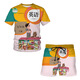 WEIXUAN Primary School manuel de couverture Vêtements de livres chinois Livre Vêtements manuels manuels T-shirt École primaire Mathématiques chinoises English Chinois Volume de première année Single Clothes Child's Height 110 à 12040 à 55 Jin [Jin est égal à 0,5 kg] Code universel