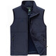 JP多口袋马甲男士休闲立领背心马夹速干9908 军绿色 M(适合110斤-125斤)