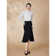 
Pink Blue Wardrobe 2024 Autumn Clothing Mermaid Romantic Knitted Skirt for Women [Knitted Fishtail Skirt] 5A3Q687 Ink-Dye Black L