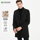 Shanshan Woolen Coat Men's Mid-Length Autumn and Winter New Business Casual Windbreaker Workwear Top Woolen Coat Men