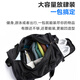 CavlslKcat travel bag men's large-capacity handbag dry and wet separation fitness bag business trip luggage bag casual sports bag black extra size (with shoe compartment) 48*24*26cm