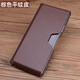 Mrpye Huawei Mate X3 Case de téléphone mobile Génétique Getre Business Horizontal Portefeuille Matex3 Bare Metal Bare Full-incluse anti-automne Case de protection anti-automne haut de gamme Cow Top Cow, couture à la main Brown Small Crocodile Pattern Mate X3