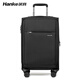 Hanker universal wheel suitcase, suitcase, men's and women's trolley case, small box, boarding case, password suitcase, black 20 inches