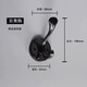 Black European style door wardrobe shoe cabinet bathroom hook single clothes hood hook single hook wall punching hook drill hole hanging coat hook_686 black round bottom