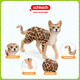 
Schleich S simulation animal model cat dog boy girl children toy gift enlightenment cognition 3+ Bengal leopard cat 13918