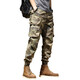 Xuan Mulin American retro work pants men's loose straight pants men's casual pants autumn and winter small feet tying feet Harem pants 679 gray 28