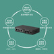 Zhongke Optoelektronik 100-Megabit-Glasfaser-Transceiver Dual-Fiber-Optoelektronik-Konverter-Netzwerkanschluss VLAN-Isolationstyp 100-Megabit Multimode Dual Faser 1 OPTICAL 4 Elektrisches ZK-FE/114- 2 km