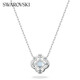Swarovski (SWAROVSKI) beating heart UNA SPARKLING lucky four-leaf clover necklace birthday gift for women 5642927