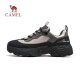 Kamel (Kamel) [Kompass] Neue Herbst- und Winter wasserdichte Wanderschuhe weiche Elastizität bequeme Anti-Kollisionszehenschuhe im Freien Arbeiten Schuhe G14A171689 Grau/Schwarz 38