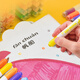 Kindermalerei Set 4 Bilderbücher 24 Farb Aquarell Stift Färbung Spielzeuggeschenk für Jungen und Mädchen 73383+70698