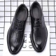 
Scarecrow Brock Derby Shoes Genuine Leather Soft Sole Leather Shoes Men's Business Official Casual Shoes British Wedding High-end Groom Shoes 1389 Black 41
