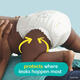 Pampers Swaddlers Pañales desechables para bebés un suministro mensual