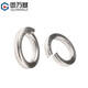 Guwanji spring washer 304 stainless steel open spring washer flat washer Washer elastic gasket national standard accessories M6 304 material-100 pieces