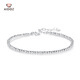 Aido Diamond PT950 platinum bouncy bead bracelet for women, platinum laser bead round bead fashion bracelet for girlfriend, weight 5.5-5.7 grams