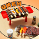 迪漫奇迷你小厨房儿童过家家仿真厨房玩具做饭烧烤仿真六一儿童节礼物