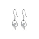 MANHE S999 Pure Silver Earrings Women's Earrings Women's 2025 New Earrings Pendant Wife's Birthday Gift for Girl Friends