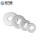 Guwanji iron galvanized flat washer, thickened metal washer, Washer, round screw washer, ultra-thin flat washer, M10*20*2, 50 pieces