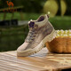 Camel (CAMEL) men's Martin boots outdoor versatile sports and casual retro work shoes GE12235362 Khaki 40