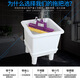 Rongjie super small mop pool mini balcony ceramic mop pool bathroom mop pool sewage basin small size mop basin 103 white + ordinary manual drain