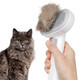 Aumuca cat comb pet cat hair dog hair comb remove floating hair artifact cat comb long hair cat brush pet supplies classic white
