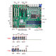 Adipcom Control Terminal KD-1585 ATX Industrial Control Motherboard 3PCI / 4PCIE Industrial Computer Server Motherboard prend en charge Core 6/7 Génération KD-1585-1 / 5 Port réseau