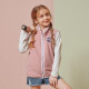 Pelliot outdoor children's fleece vest polar fleece warm double-sided fleece jacket coral pink 160