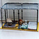 Pet anti-escape net, safety fence, rope net, anti-escape dog and cat cage, dog fence, anti-escape and anti-jumping net, white rope net (suitable for pets who do not bite the rope) 1.5 meters long and 1.5 meters wide